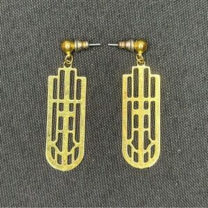 Gold 1.5” Dangle Earrings